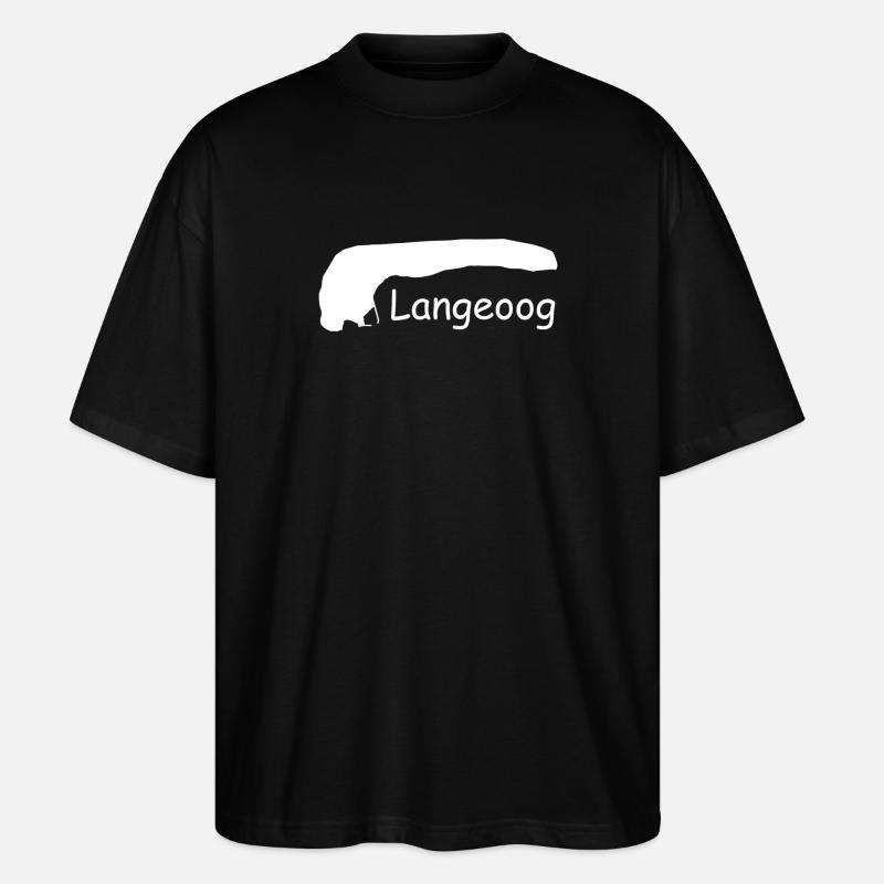Langeoog - Stanley/Stella Oversized Unisex Bio T-Shirt Blaster 2.0 - Schwarz