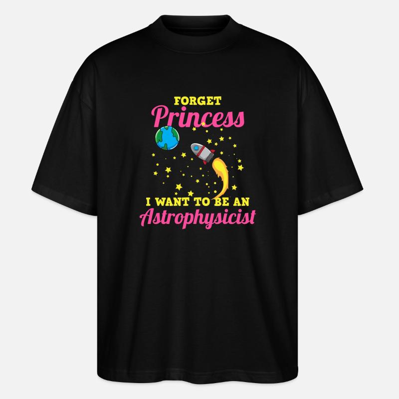 Astrophysik Student - Stanley/Stella Oversized Unisex Bio T-Shirt Blaster 2.0 - Schwarz