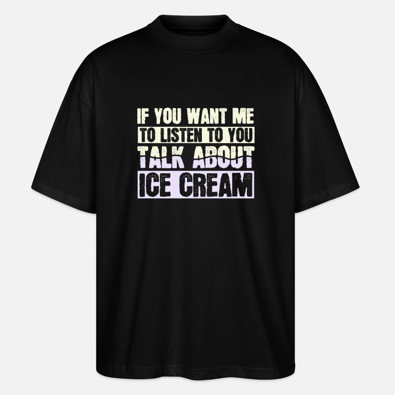 Eis - Stanley/Stella Oversized Unisex Bio T-Shirt Blaster 2.0 - Schwarz