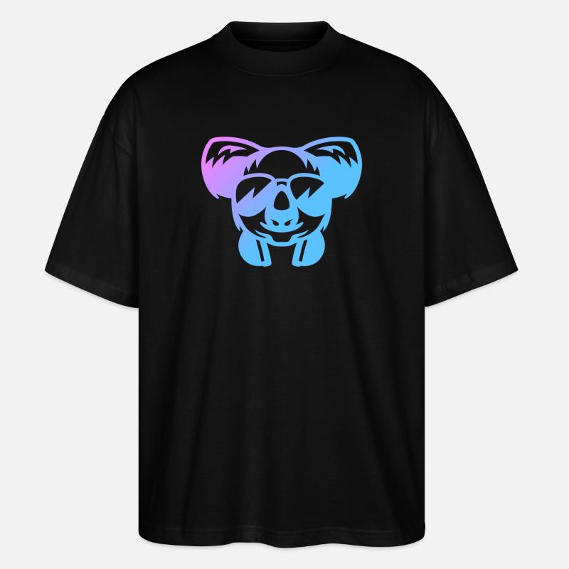 Koala Koalabär - T-shirt bio Blaster 2.0 coupe oversize Stanley/Stella Unisexe - noir