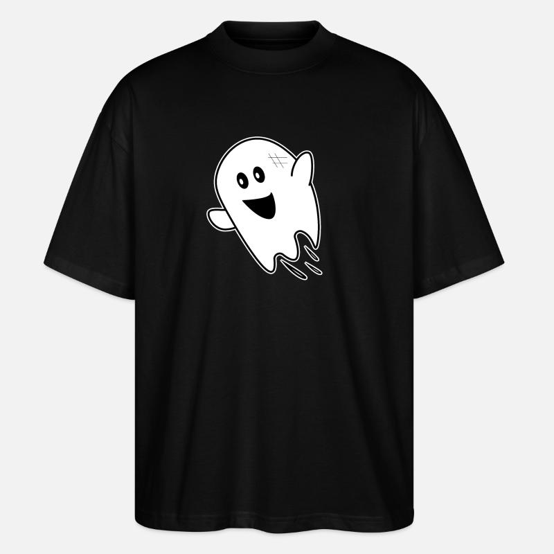 Geist Ghost Halloween - Stanley/Stella Oversized Unisex Bio T-Shirt Blaster 2.0 - Schwarz