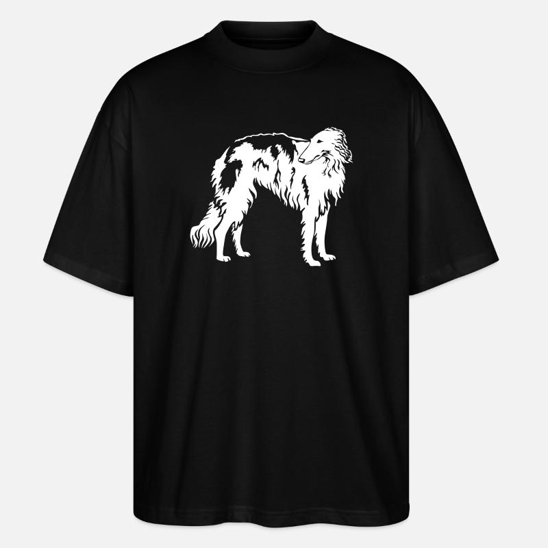 Barsoi "Black Edition" - Stanley/Stella Oversized Unisex Bio T-Shirt Blaster 2.0 - Schwarz
