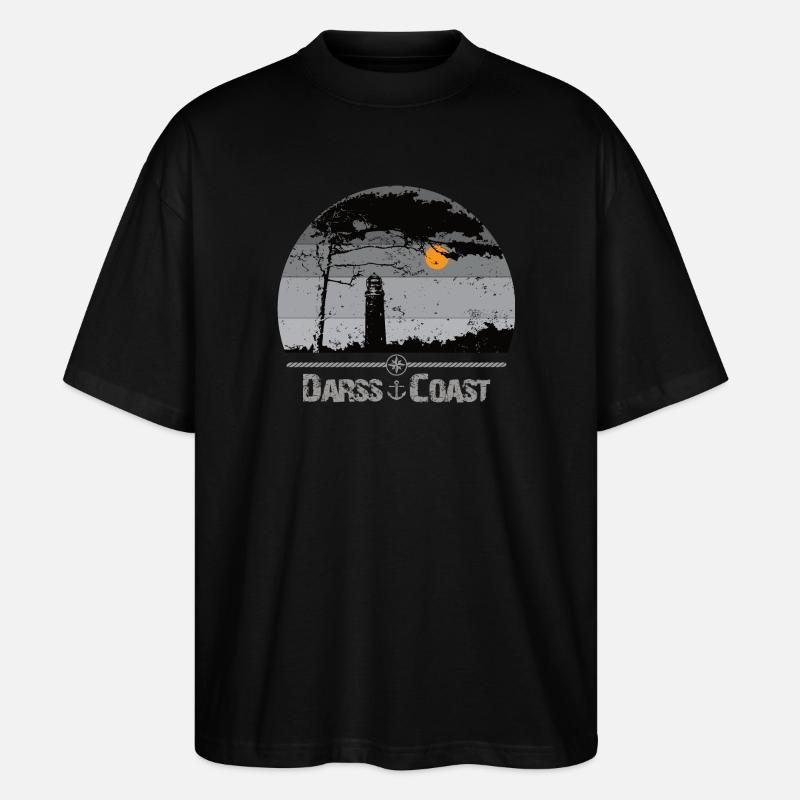 Darss Coast - Halbinsel Darss - T-shirt bio Blaster 2.0 coupe oversize Stanley/Stella Unisexe - noir