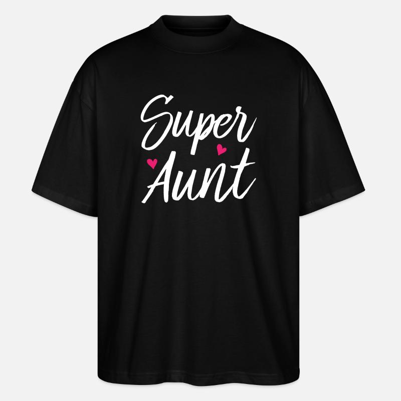 Super Tante - Stanley/Stella Oversized Unisex Bio T-Shirt Blaster 2.0 - Schwarz