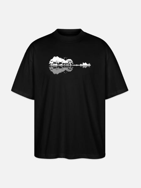 Guitar Nature Life - Stanley/Stella Oversized Unisex Organic T-shirt Blaster 2.0 - black