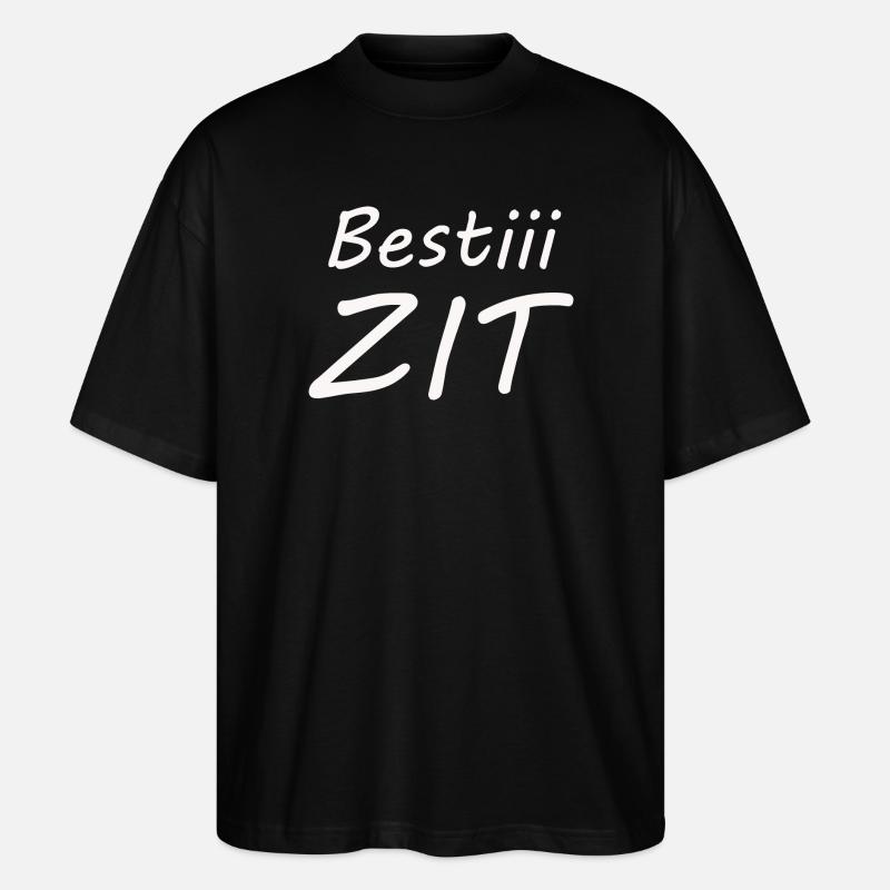Bestiii ZIT - Stanley/Stella Oversized Unisex Bio T-Shirt Blaster 2.0 - Schwarz