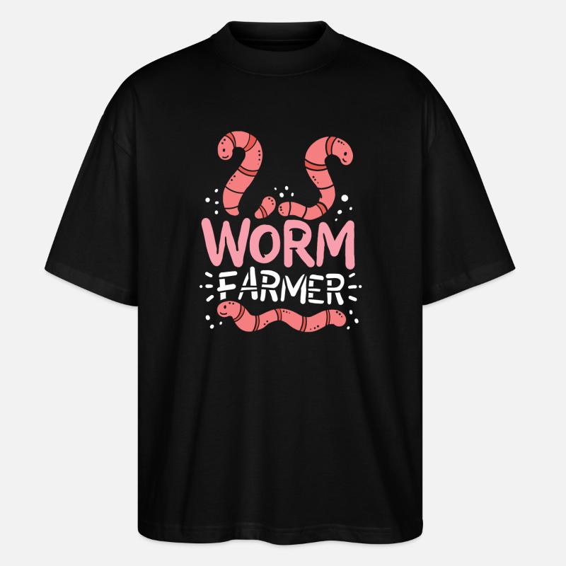 Vers fabricants de vers - T-shirt bio Blaster 2.0 coupe oversize Stanley/Stella Unisexe - noir