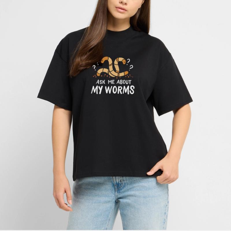 Worms Constructeurs de vers T-shirt bio Blaster 2.0 coupe oversize Stanley/Stella Unisexe