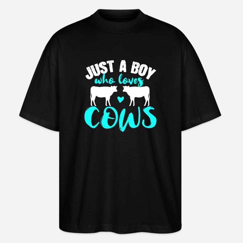Vaches vaches - T-shirt bio Blaster 2.0 coupe oversize Stanley/Stella Unisexe - noir