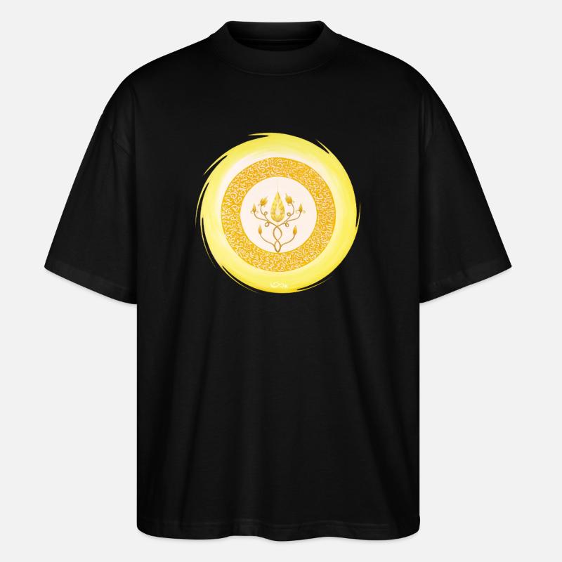 Kristall-Sternentor Erzengel Sandalphon - Stanley/Stella Oversized Unisex Bio T-Shirt Blaster 2.0 - Schwarz