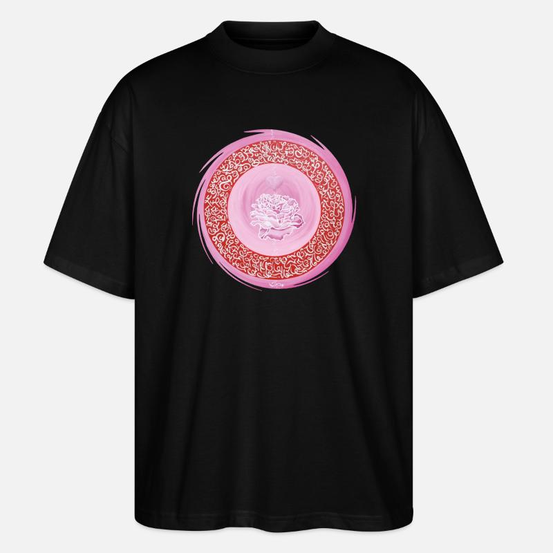 Sternentor Erzengel Chamuel - Sonja Ariel - Stanley/Stella Oversized Unisex Bio T-Shirt Blaster 2.0 - Schwarz