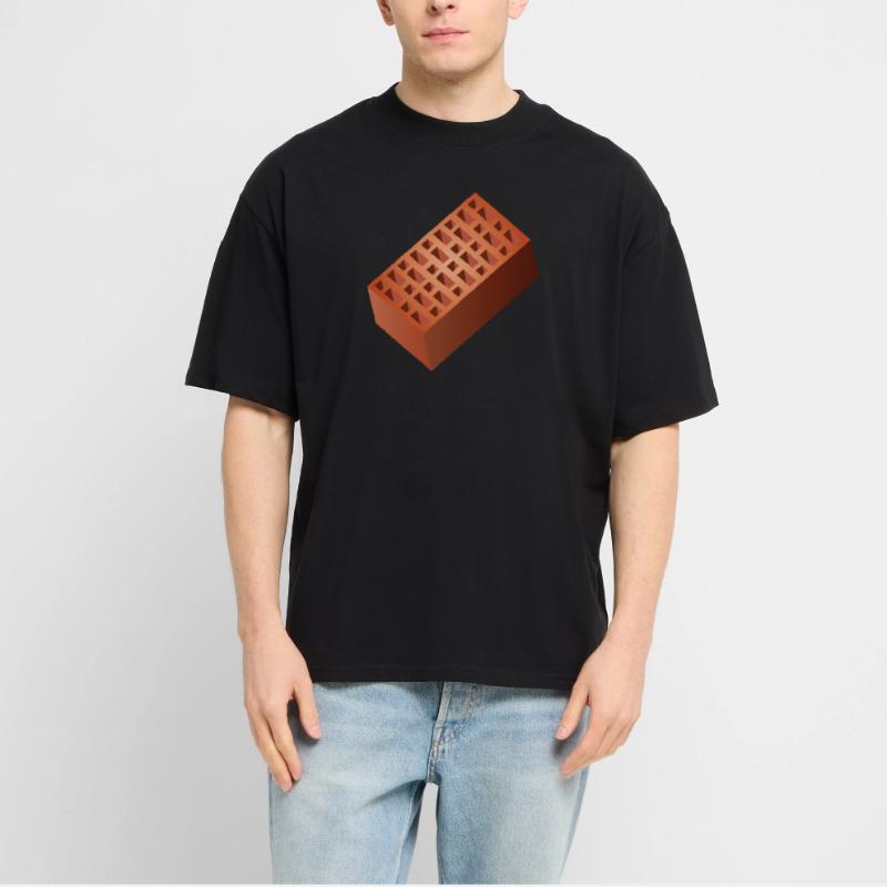Brick Wall Bricks Bricks for Wall Construction Stanley/Stella Oversized Unisex Organic T-shirt Blaster 2.0