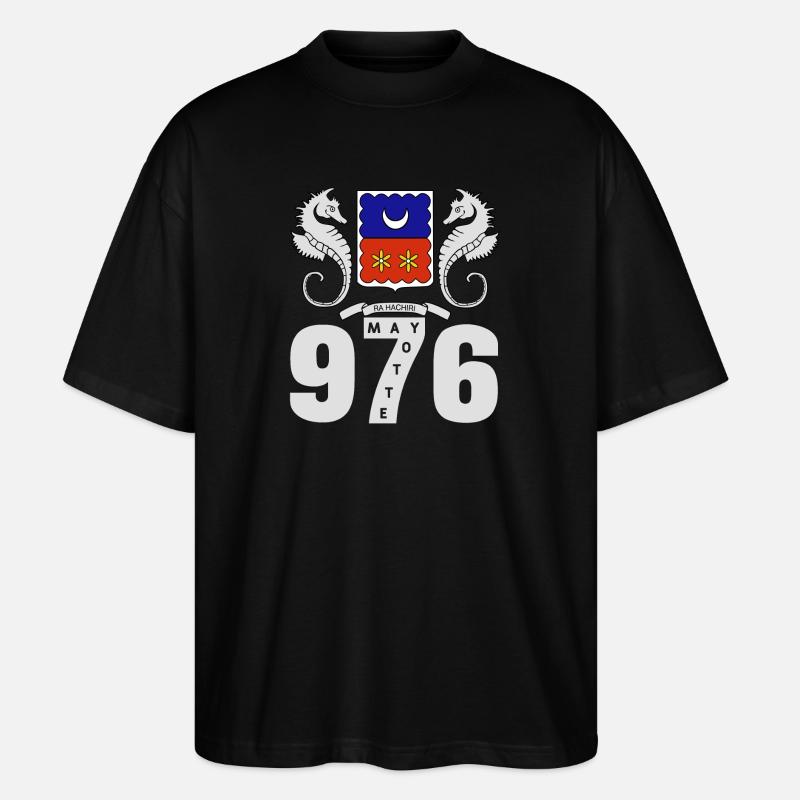 MAYOTTE - T-shirt bio Blaster 2.0 coupe oversize Stanley/Stella Unisexe - noir