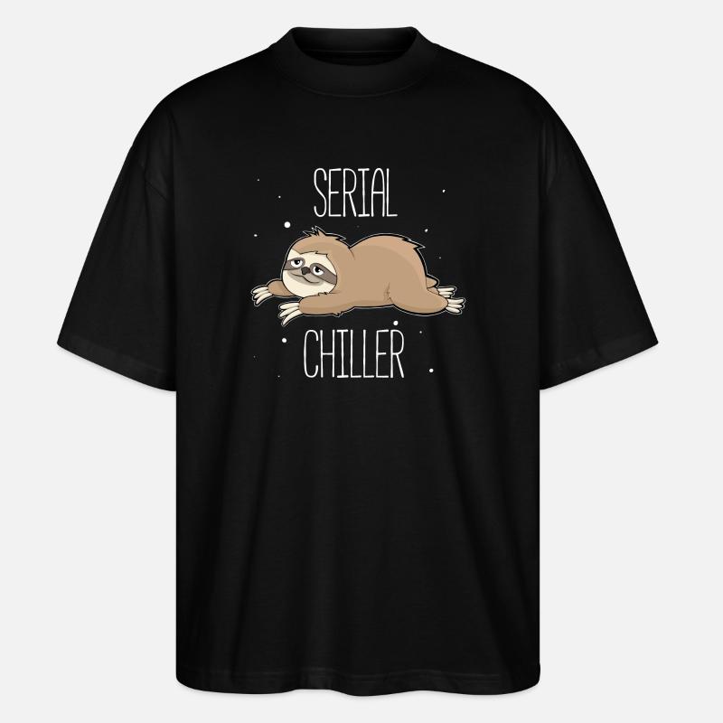 Refroidisseur en série - T-shirt bio Blaster 2.0 coupe oversize Stanley/Stella Unisexe - noir