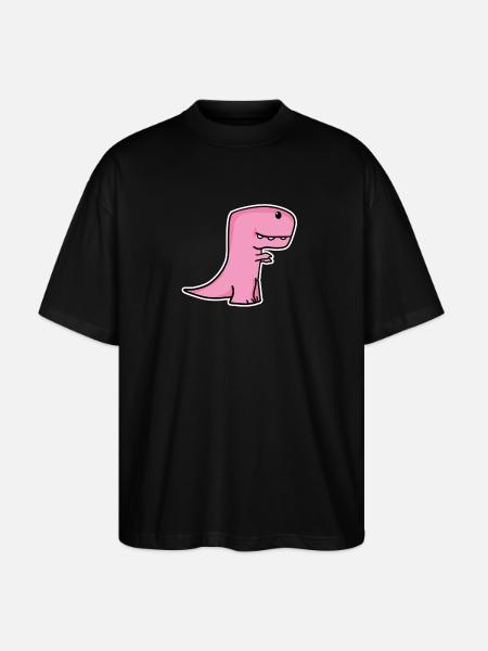 Dinosaurs for children - Stanley/Stella Oversized Unisex Organic T-shirt Blaster 2.0 - black