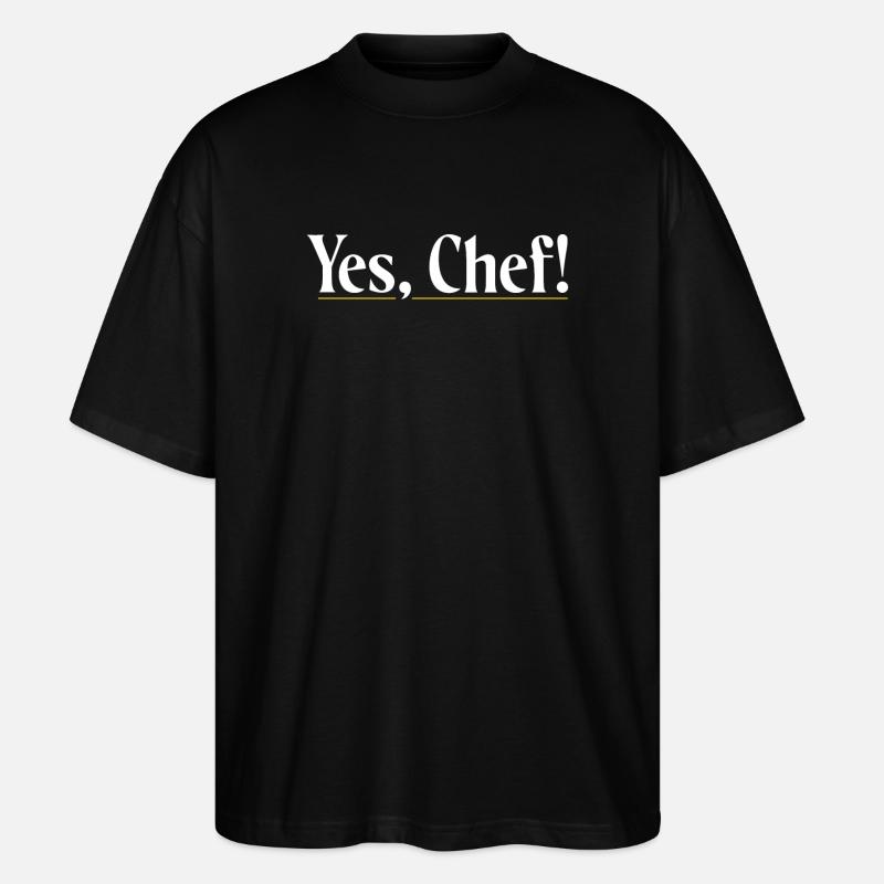 Koch Chefkoch Kochen - Stanley/Stella Oversized Unisex Bio T-Shirt Blaster 2.0 - Schwarz