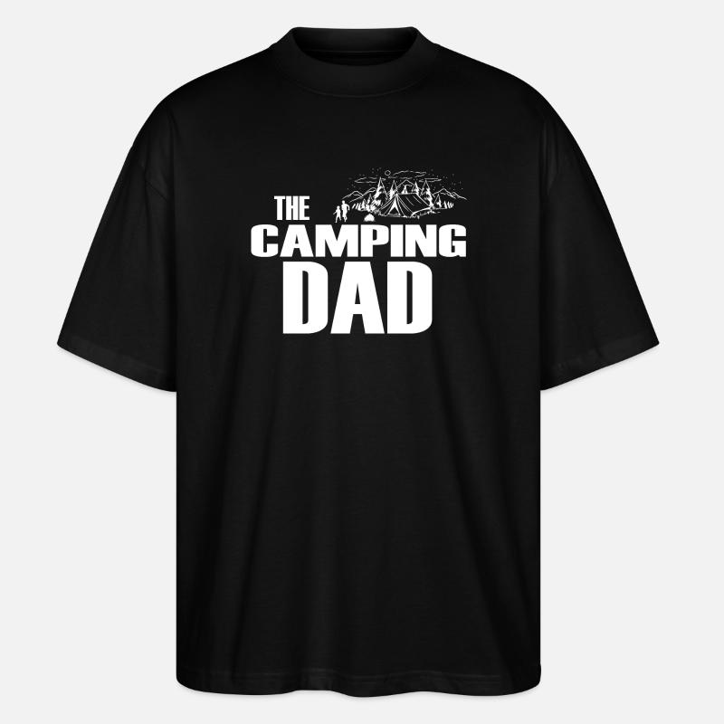 The Camping Dad - T-shirt bio Blaster 2.0 coupe oversize Stanley/Stella Unisexe - noir