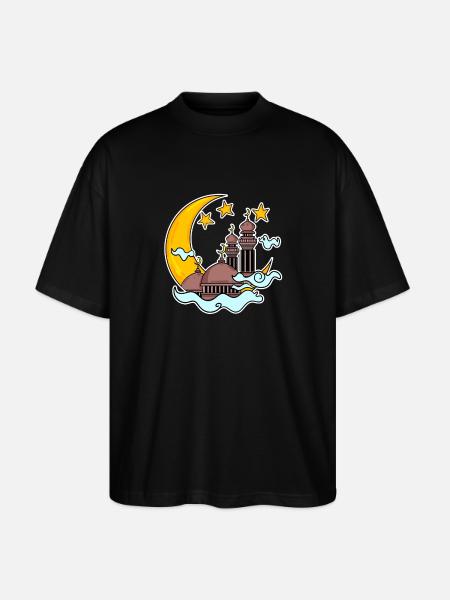 Ramadan - T-shirt bio Blaster 2.0 coupe oversize Stanley/Stella Unisexe - noir