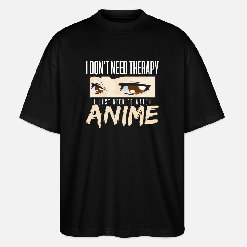 Anime - Stanley/Stella Oversized Unisex Bio T-Shirt Blaster 2.0 - Schwarz