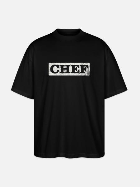 Chef Cook Hobby Chef - Stanley/Stella Oversized Unisex Organic T-shirt Blaster 2.0 - black