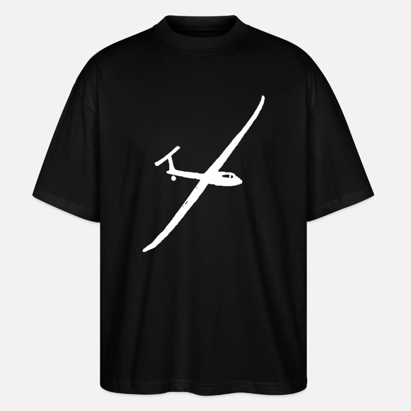Voile à voile Plané - T-shirt bio Blaster 2.0 coupe oversize Stanley/Stella Unisexe - noir