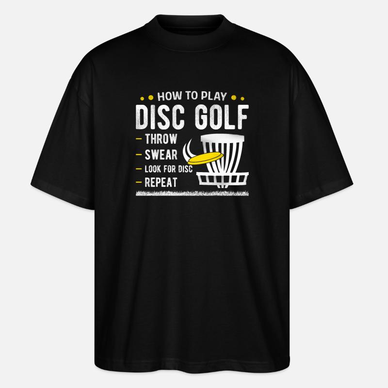 Disc Golf - T-shirt bio Blaster 2.0 coupe oversize Stanley/Stella Unisexe - noir