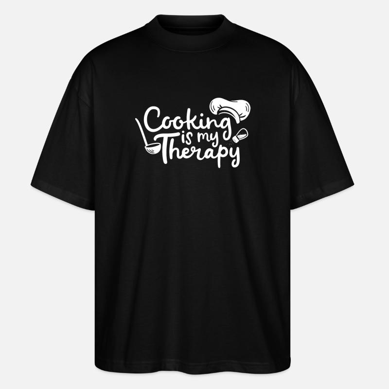 Cuisson Cuisinier Cuisinier - T-shirt bio Blaster 2.0 coupe oversize Stanley/Stella Unisexe - noir