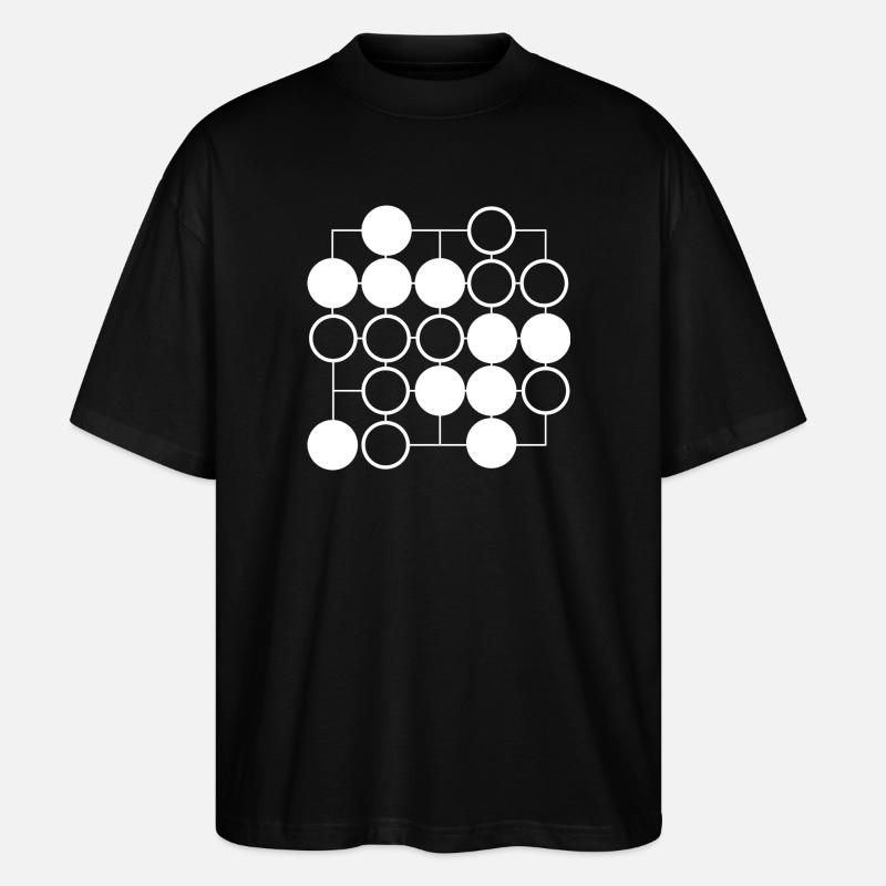 Go Brettspiel - Stanley/Stella Oversized Unisex Bio T-Shirt Blaster 2.0 - Schwarz