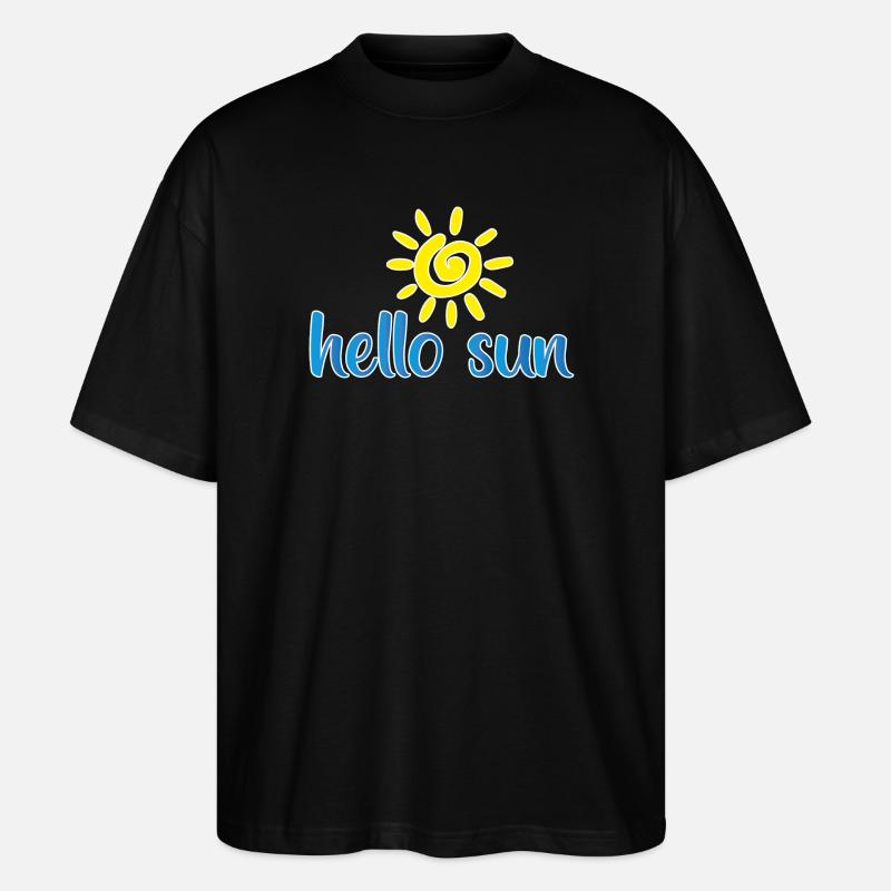sun 01 - Stanley/Stella Oversized Unisex Bio T-Shirt Blaster 2.0 - Schwarz