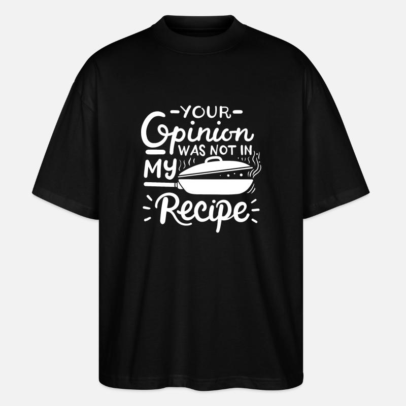 Cuisine Recette Cuisine - T-shirt bio Blaster 2.0 coupe oversize Stanley/Stella Unisexe - noir