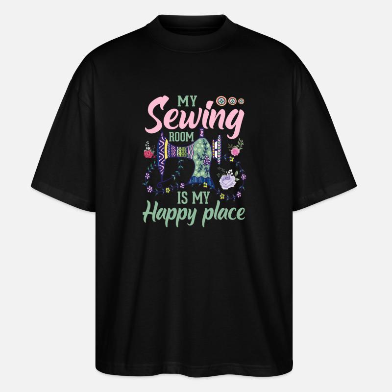 Nähen - Stanley/Stella Oversized Unisex Bio T-Shirt Blaster 2.0 - Schwarz