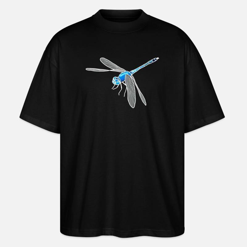 Libelle - Stanley/Stella Oversized Unisex Bio T-Shirt Blaster 2.0 - Schwarz