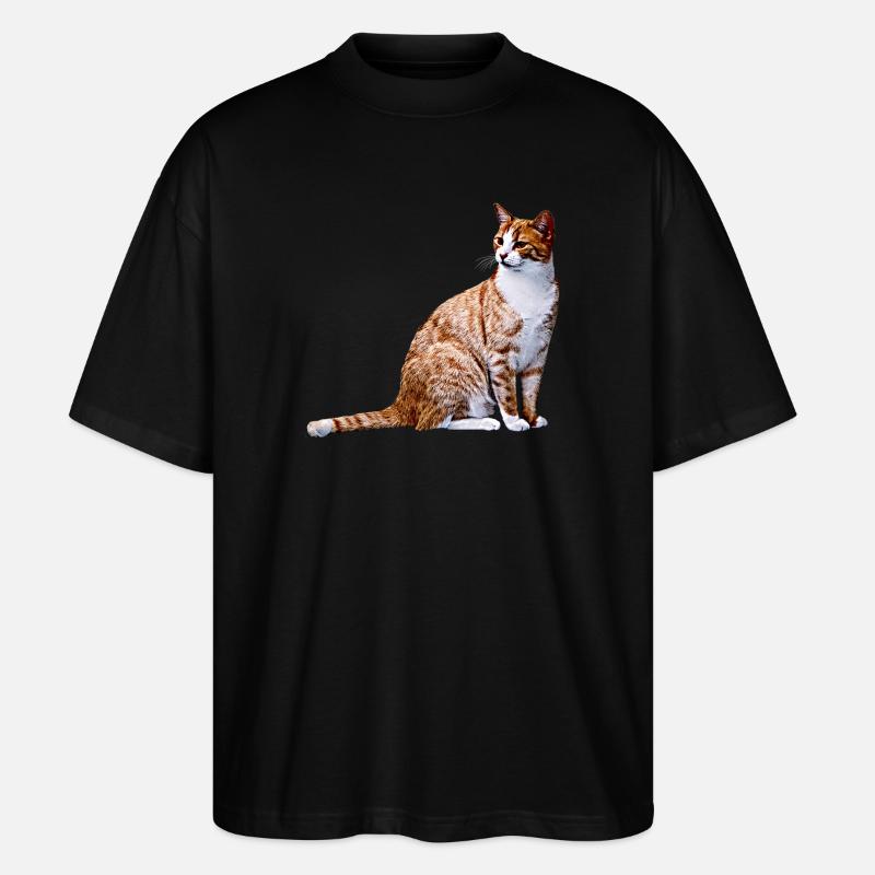 Chat chat chat Cat Cat - T-shirt bio Blaster 2.0 coupe oversize Stanley/Stella Unisexe - noir