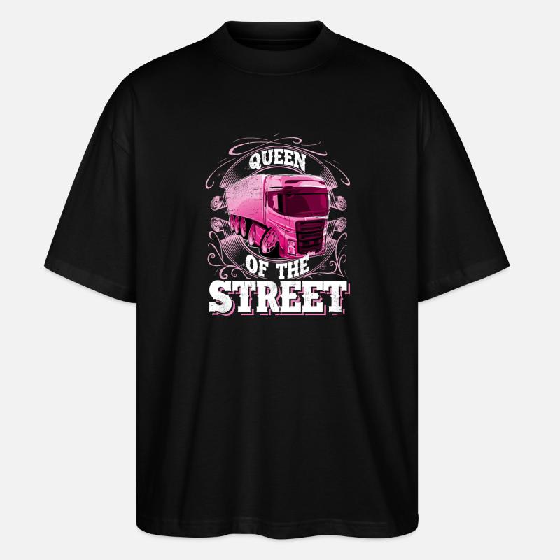 Camion routier - T-shirt bio Blaster 2.0 coupe oversize Stanley/Stella Unisexe - noir