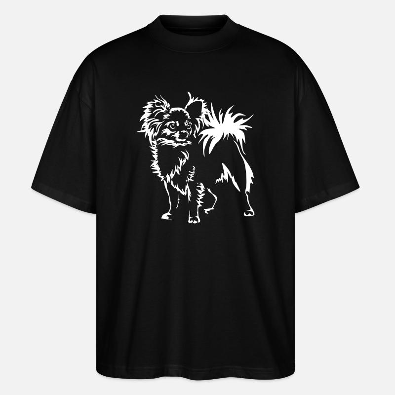 Chihuahua"Black Edition" - Stanley/Stella Oversized Unisex Bio T-Shirt Blaster 2.0 - Schwarz