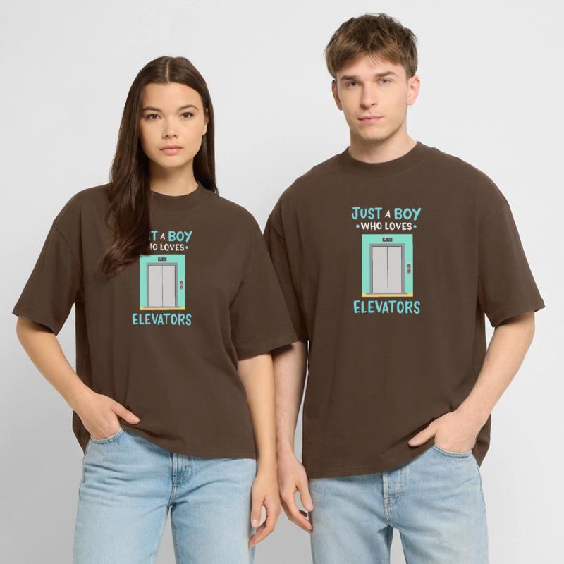 Elevator Elevator Technician Elevator Mechanics Stanley/Stella Oversized Unisex Organic T-shirt Blaster 2.0