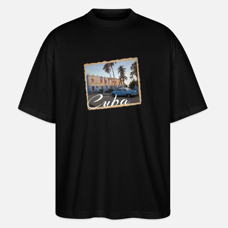 Cuba - Stanley/Stella Oversized Unisex Bio T-Shirt Blaster 2.0 - Schwarz