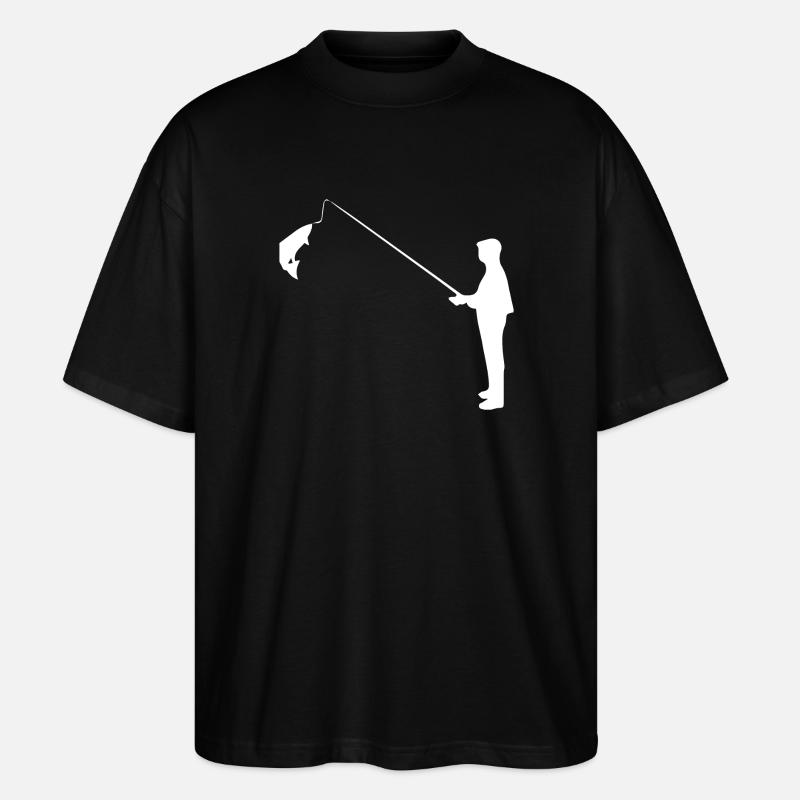 Angler - Stanley/Stella Oversized Unisex Bio T-Shirt Blaster 2.0 - Schwarz