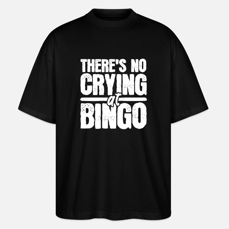 Bingo Bingo-Spieler Bingo-Rufen - Stanley/Stella Oversized Unisex Bio T-Shirt Blaster 2.0 - Schwarz