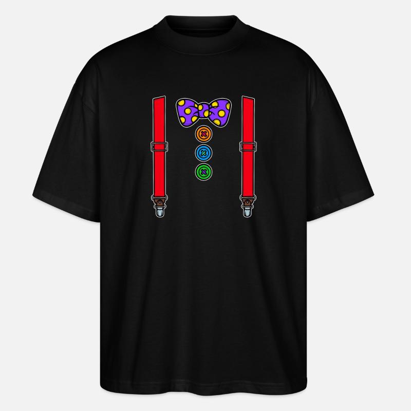 Clown costume carnaval carnaval - T-shirt bio Blaster 2.0 coupe oversize Stanley/Stella Unisexe - noir