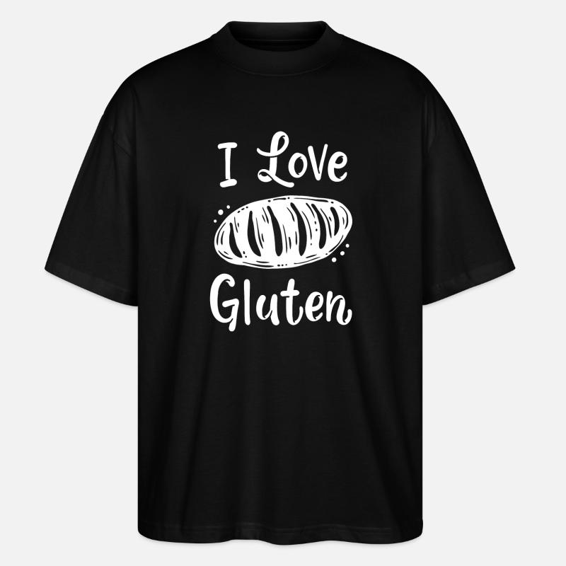 Brot Bäcker - Stanley/Stella Oversized Unisex Bio T-Shirt Blaster 2.0 - Schwarz