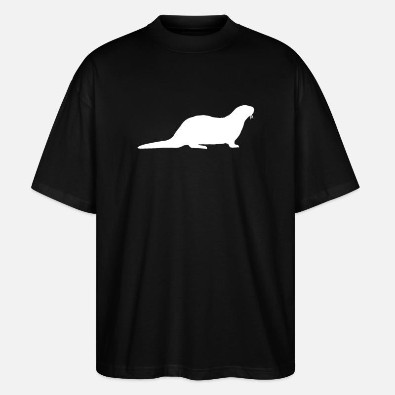 Otter - Stanley/Stella Oversized Unisex Bio T-Shirt Blaster 2.0 - Schwarz