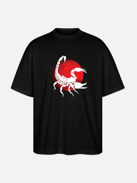 Scorpio zodiac sign - Stanley/Stella Oversized Unisex Organic T-shirt Blaster 2.0 - black