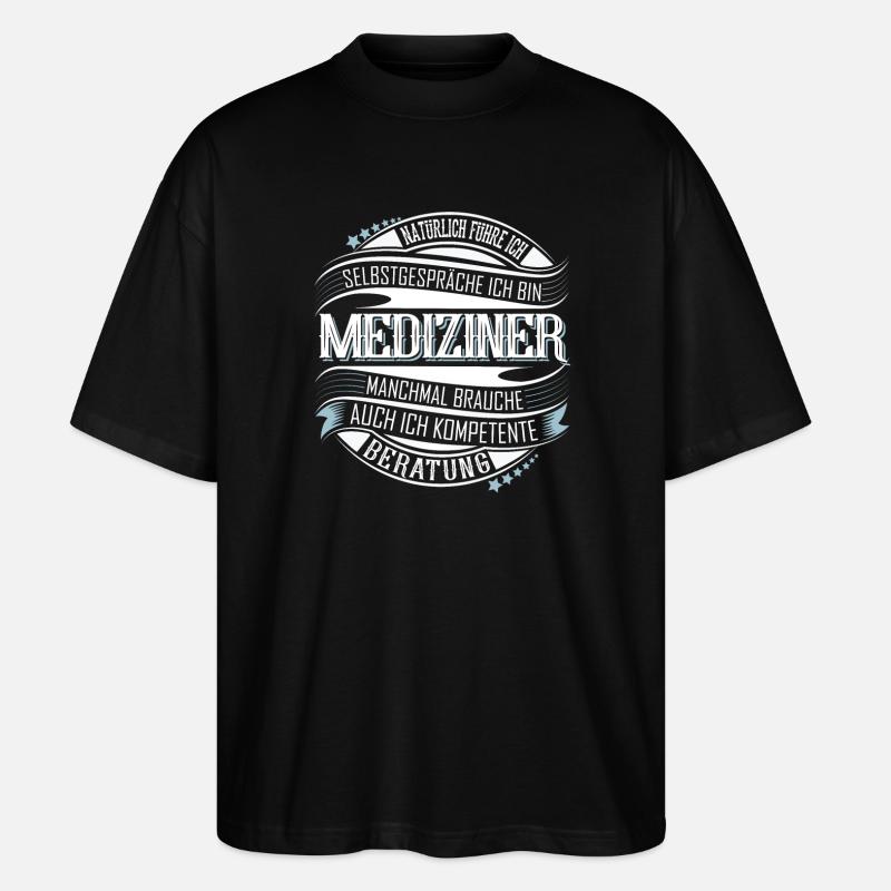 Mediziner - Stanley/Stella Oversized Unisex Bio T-Shirt Blaster 2.0 - Schwarz