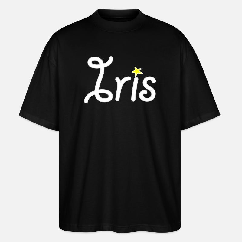 Iris - Stanley/Stella Oversized Unisex Bio T-Shirt Blaster 2.0 - Schwarz