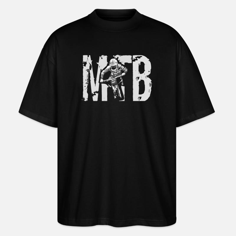 Mtb - Stanley/Stella Oversized Unisex Bio T-Shirt Blaster 2.0 - Schwarz