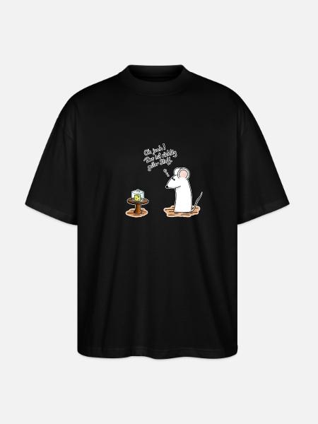 Richtig geiler Stoff - Stanley/Stella Oversized Unisex Bio T-Shirt Blaster 2.0 - Schwarz