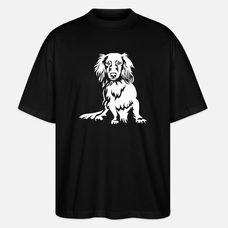 Teckel « Black Edition » - T-shirt bio Blaster 2.0 coupe oversize Stanley/Stella Unisexe - noir