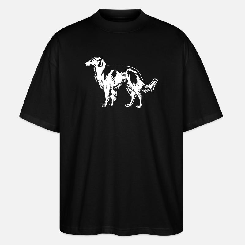 Barsoi "Black Edition" - Stanley/Stella Oversized Unisex Bio T-Shirt Blaster 2.0 - Schwarz
