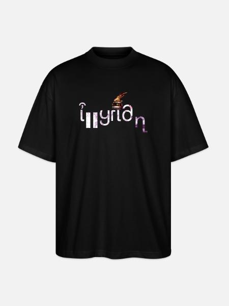 Illyrien - T-shirt bio Blaster 2.0 coupe oversize Stanley/Stella Unisexe - noir